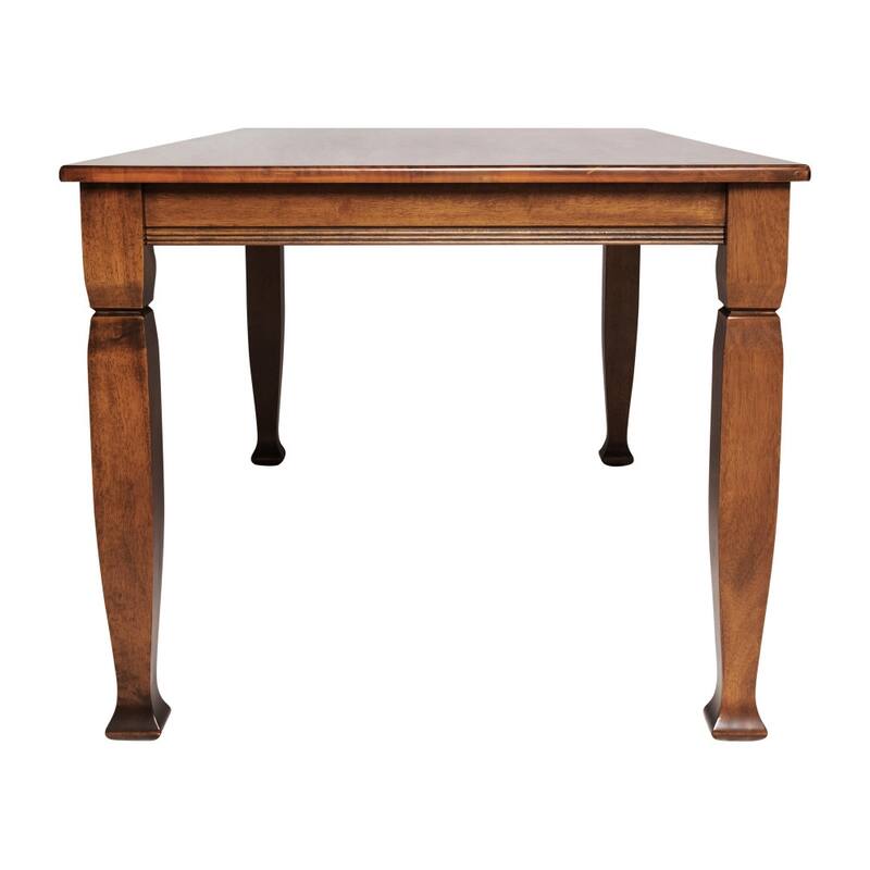 Classic Wood Dining Table with Decorative Sculpted Legs