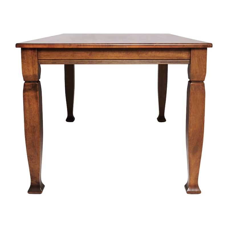 Solid Wood Commercial Grade Dining Table with Turned Legs