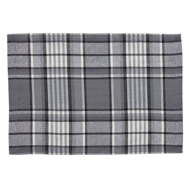 Park Designs Grey Area Placemat Set of 4 - 13" X 19"