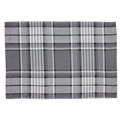 Park Designs Grey Area Placemat Set of 4 - 13" X 19"