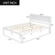 preview thumbnail 30 of 28, Sturdy Design Platform Bed Frame with Headboard, Wood Slat Support, No Box Spring Needed, Queen