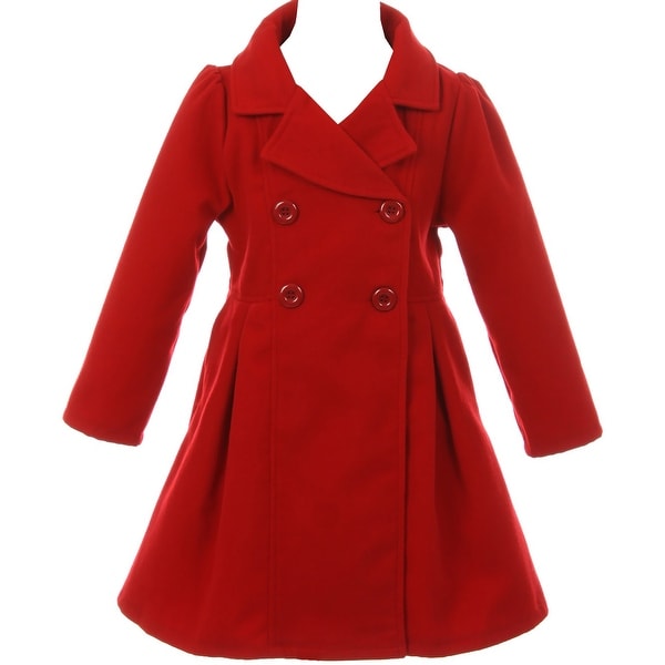 girls long dress coat