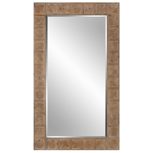 slide 2 of 7, Uttermost Ranahan Rustic Farmhouse Mirror - 42"W x 72"H x 2"D