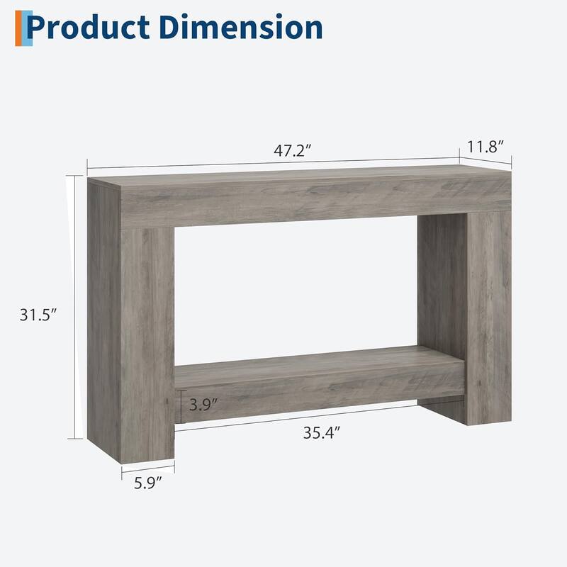 47.24 Inches Long Console Table for Entryway