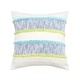 preview thumbnail 1 of 8, 20" x 20" Benn Striped Tufted Texture Cotton Decorative Throw Pillow With Insert Blue