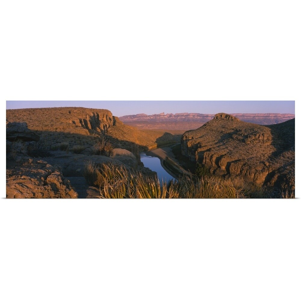 Rio Grande River passes through Big Bend National Park in Texas Photo Print 
