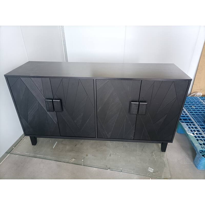 sideboard with storage space and sturdy legs