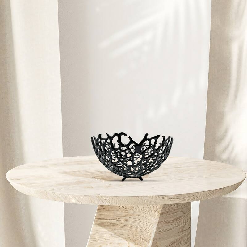Decorative Handmade Aluminum Modern Bird Nest Bowl
