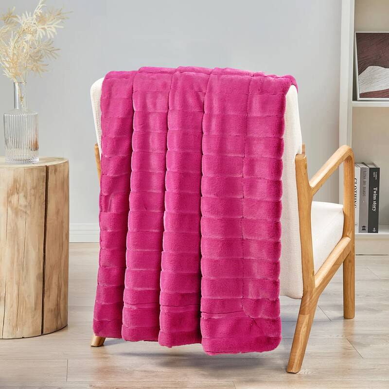 Supermink Decorative Fauxfur Throw 50'' x 60''