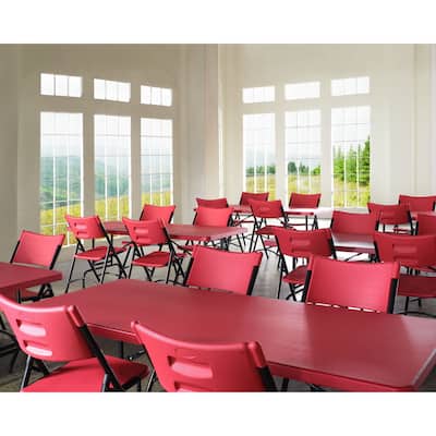 NPS Blow Molded Folding Chair and Table Set (4 chairs) - N/A