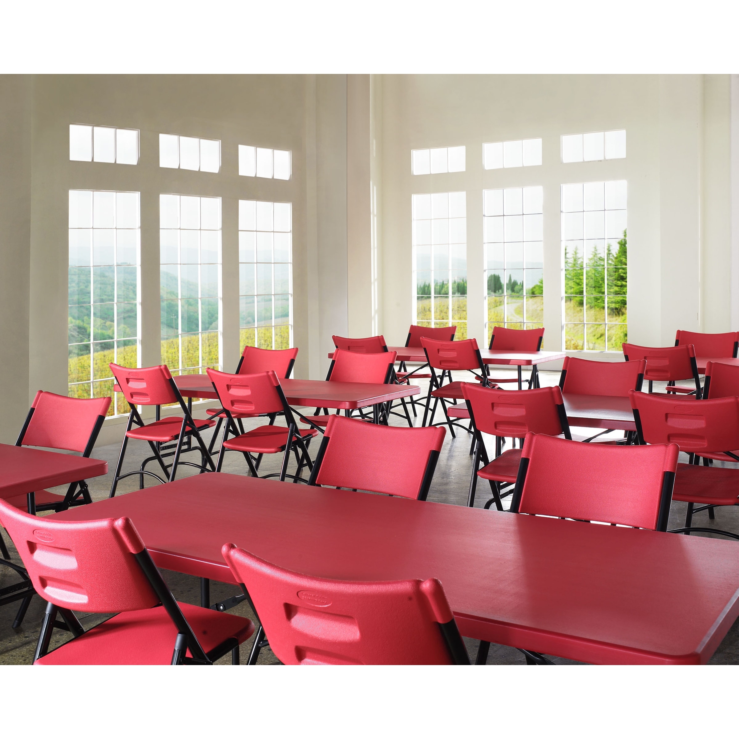 Red Modern & Contemporary, National Public Seating Sports and