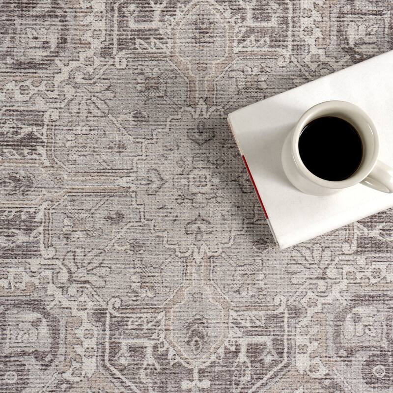 Nuloom Green Haven Collection Recycled Cotton Machine Washable Area Rug