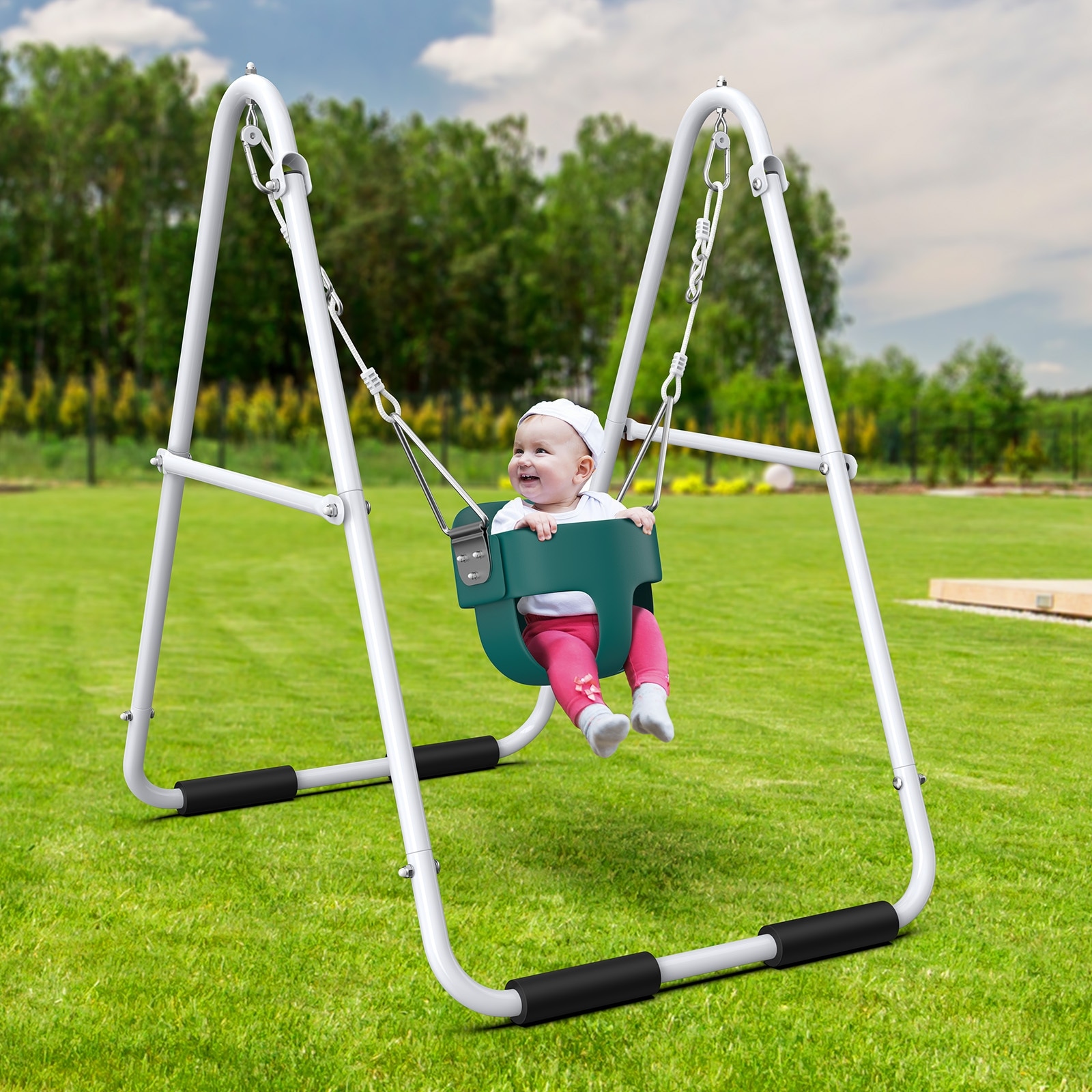 Toddler swing set outdoor 2025