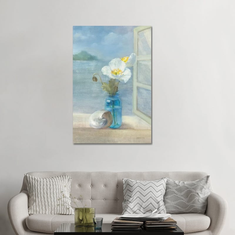 iCanvas "Coastal Floral II" by Danhui Nai Canvas Print - 48x32x1.5