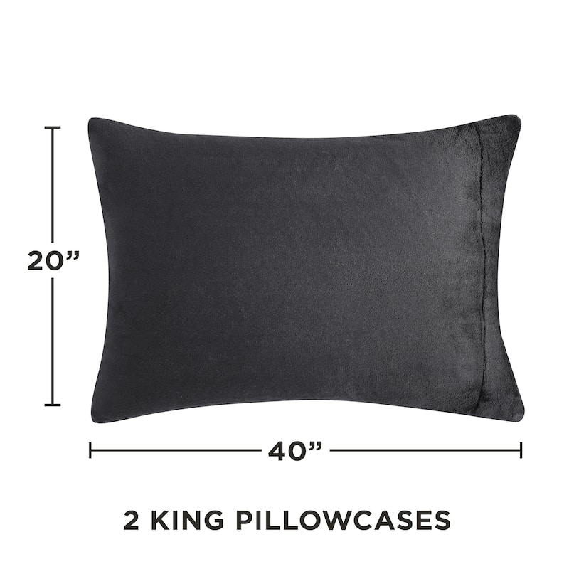 Juicy Couture Plush Sheet and Pillow Cases Set
