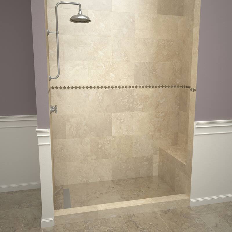 Tile Redi RT3248LSRB32KIT Base'N Bench 60" x 32" Rectangular Shower
