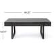 preview thumbnail 22 of 27, Abitha Faux Wood Coffee Table by Christopher Knight Home - 43.25" L x 23.60" W x 16.75" H