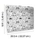 preview thumbnail 8 of 7, Marvel's X-MEN '97 Comic Cast Black and White Peel and Stick Wallpaper
