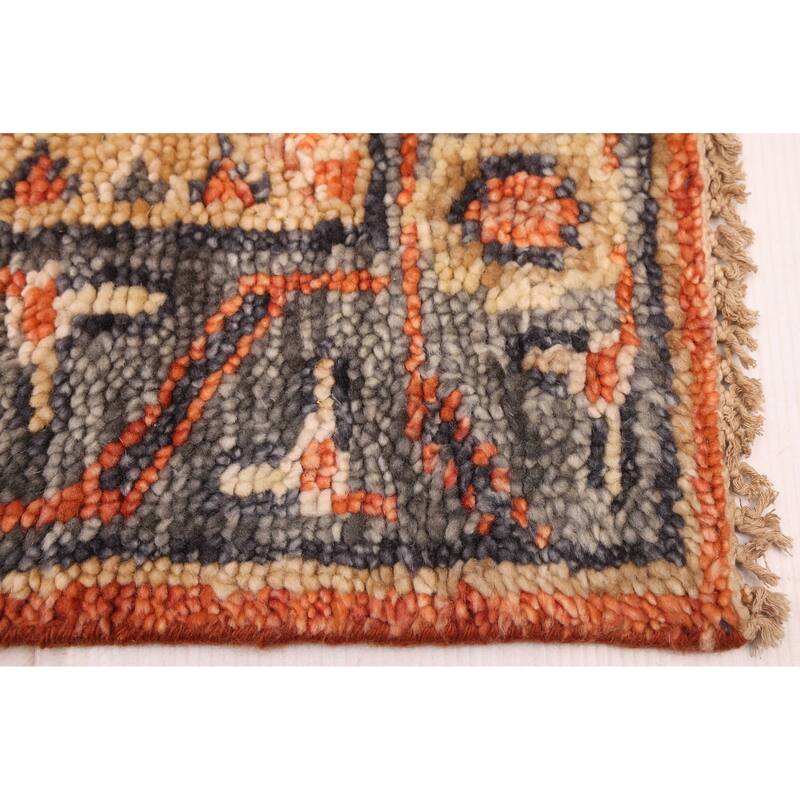 ECARPETGALLERY Hand-knotted Jules Serapi Dark Copper Wool Rug - 2'8 x 10'4