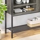 preview thumbnail 16 of 20, Kitchen Sideboard Buffet Cabinet with Adjustable Shelves Console Table
