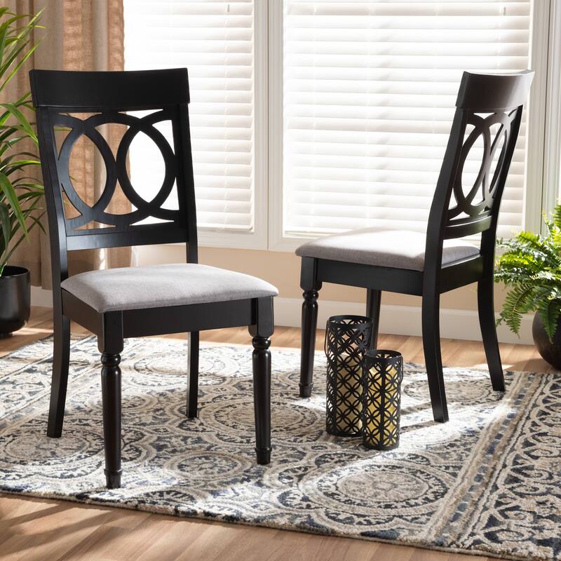 Lucie Modern and Contemporary 2-PC Dining Chair Set