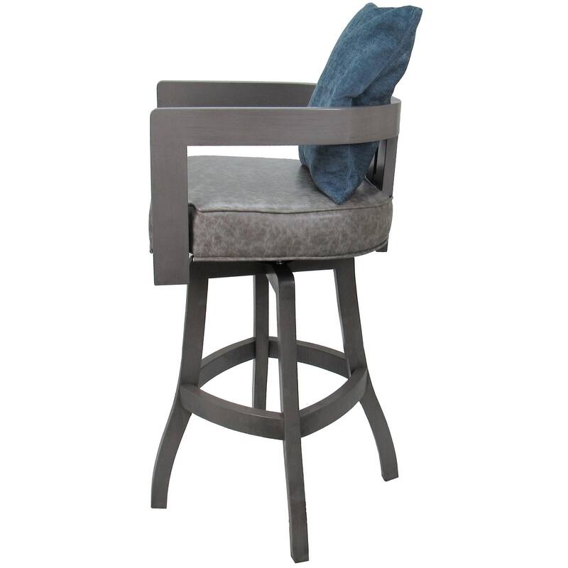 Swivel Wood Counter Bar or Extra Tall Stool - Kadir on S-Base - N/A