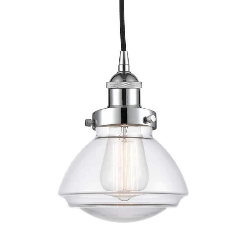 Innovations Lighting 616-1PH-9-7 Olean Pendant Olean 7" Wide Mini - Polished Chrome / Clear