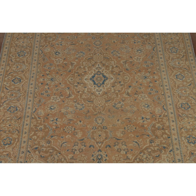 Traditional Najafabad Persian Vintage Rug Hand-Knotted Wool Carpet - 8'0" x 11'3"