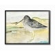 Stupell Bird Encounter Landscape Animal Watercolor Painting Framed Wall ...