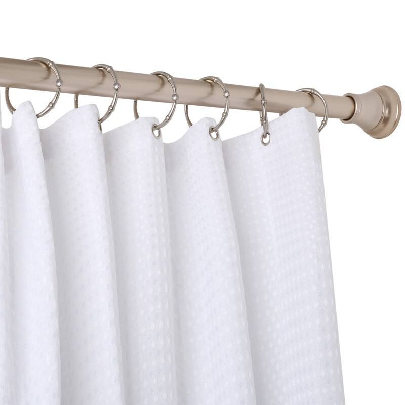 Utopia Alley Victoria Rustproof Shower Curtain Rings for Bathroom - Set of 12