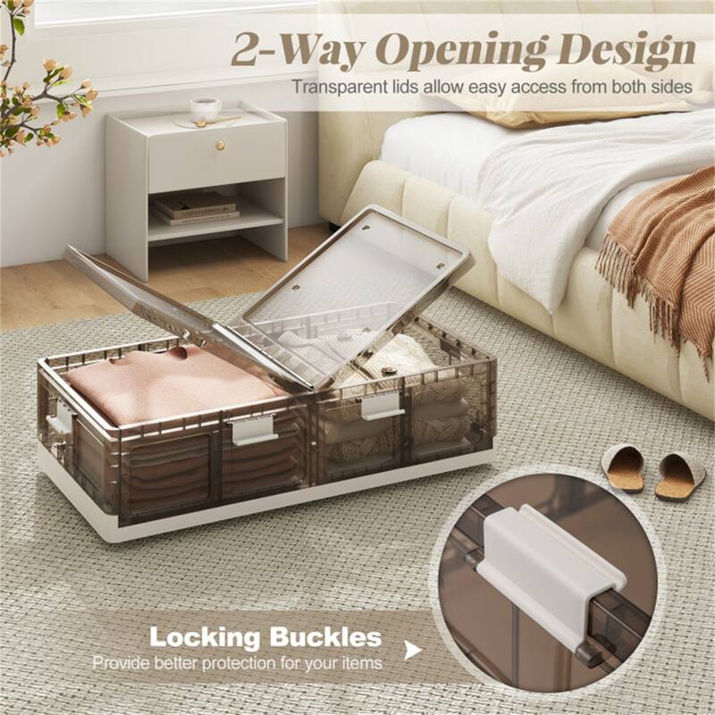 2 high-quality storage cabinets with wheels - Multi