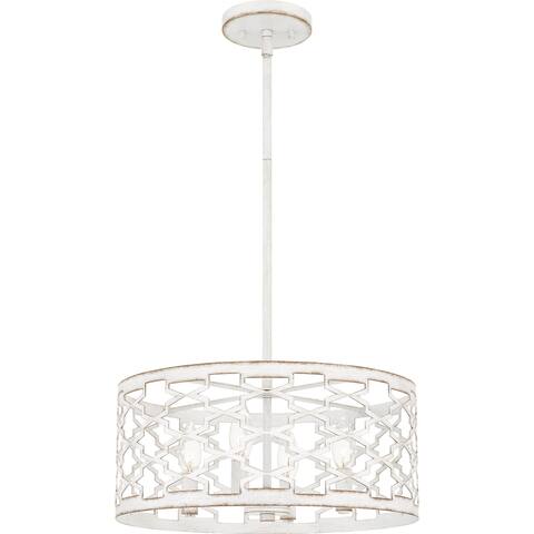 Dalia 4-Light Antique White Pendant - Antique White