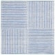 preview thumbnail 56 of 80, SAFAVIEH Handmade Natura Sumati Wool & Cotton Rug 6' Square - Ivory/Blue - Square