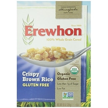 Erewhon Cereal - Organic - Crispy Brown Rice - Gluten Free - 10 oz - case of 12