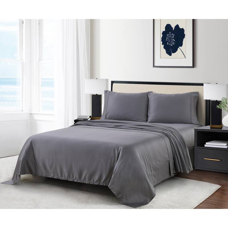 Anne Klein Reverie 4-Piece Cotton Sheet Set