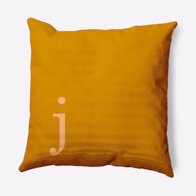 Modern Monogram Decorative Throw Pillow