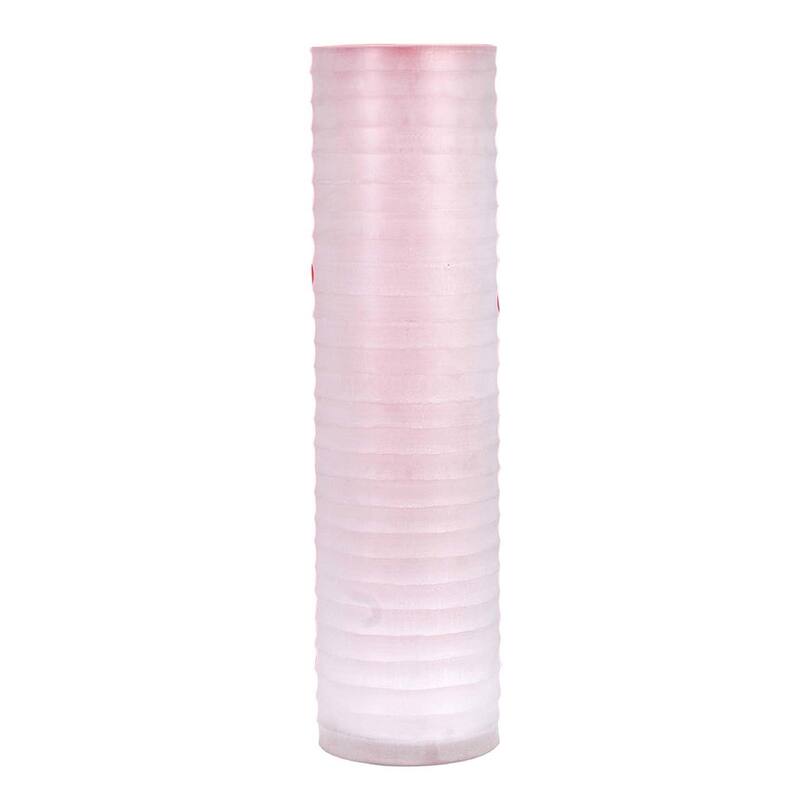 Glass Tall Vase Seaglass White- A - A