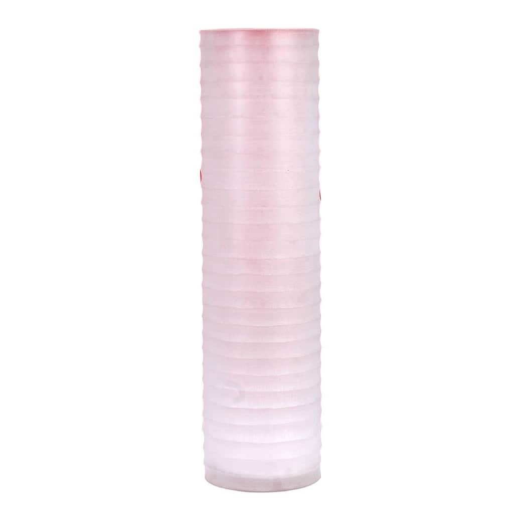Glass Tall Vase Seaglass White- A - A