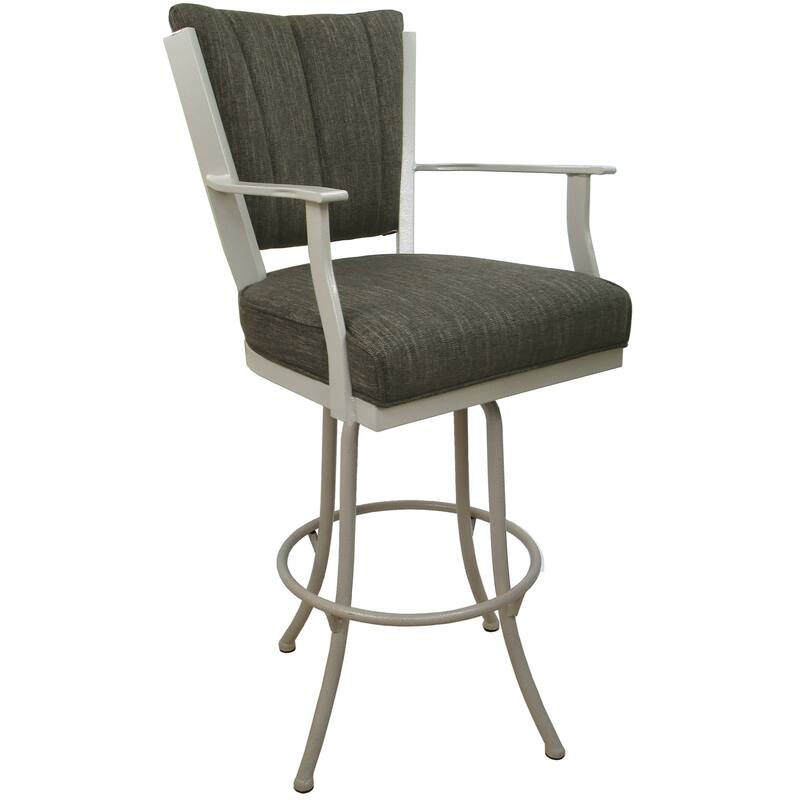 Swivel Extra Tall 34" (35") Metal Bar Stool Montana on Noam Base - 34" Seat