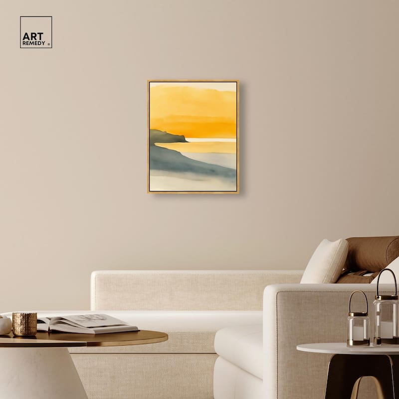 Dawn on the Waves Canvas by Art Remedy