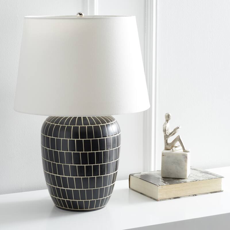 SAFAVIEH Lighting Aela 22" Table Lamp - 15"W x 15"D x 22"H