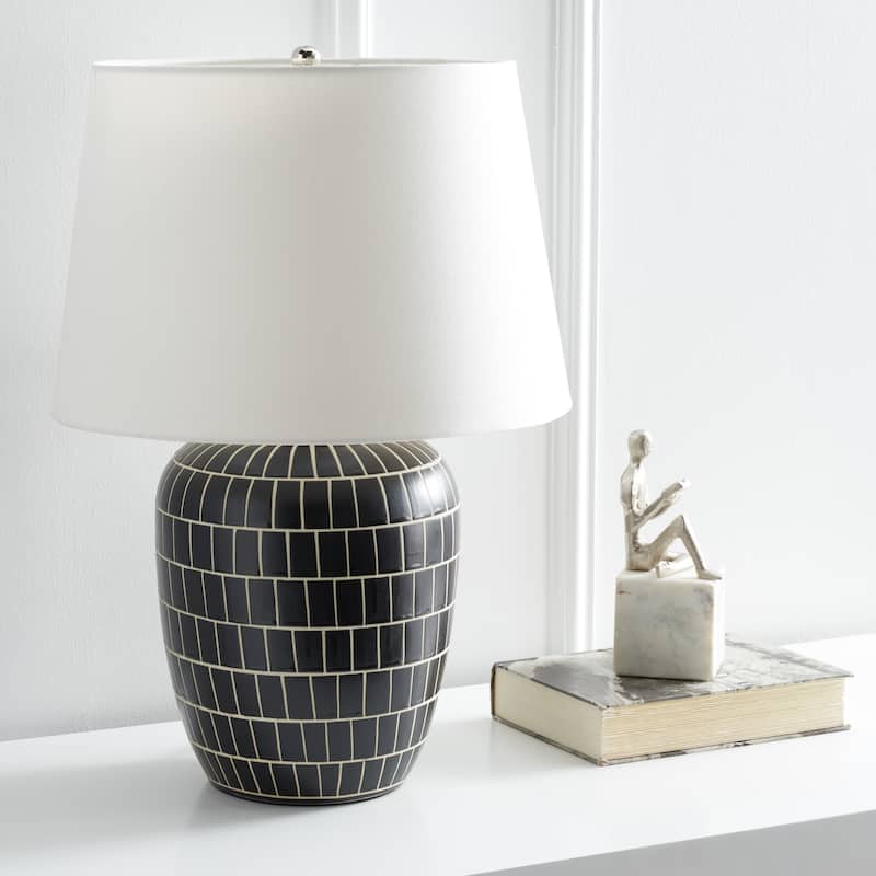 SAFAVIEH Lighting Anina 22" Table Lamp - 15" W x 15" D x 22" H - 15Wx15Dx22H