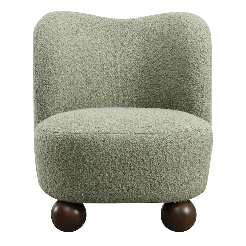 Furniture of America Velra Modern 28-inch Boucle Wing Accent Chair