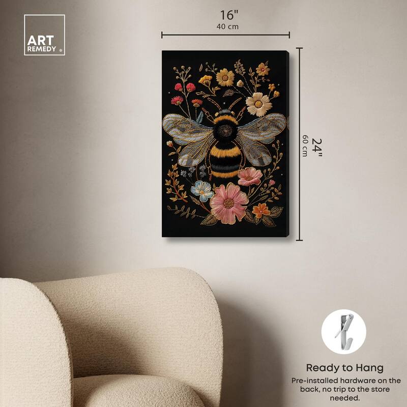 Honeyed Herald I Canvas by Art Remedy, Gallery Wrapped