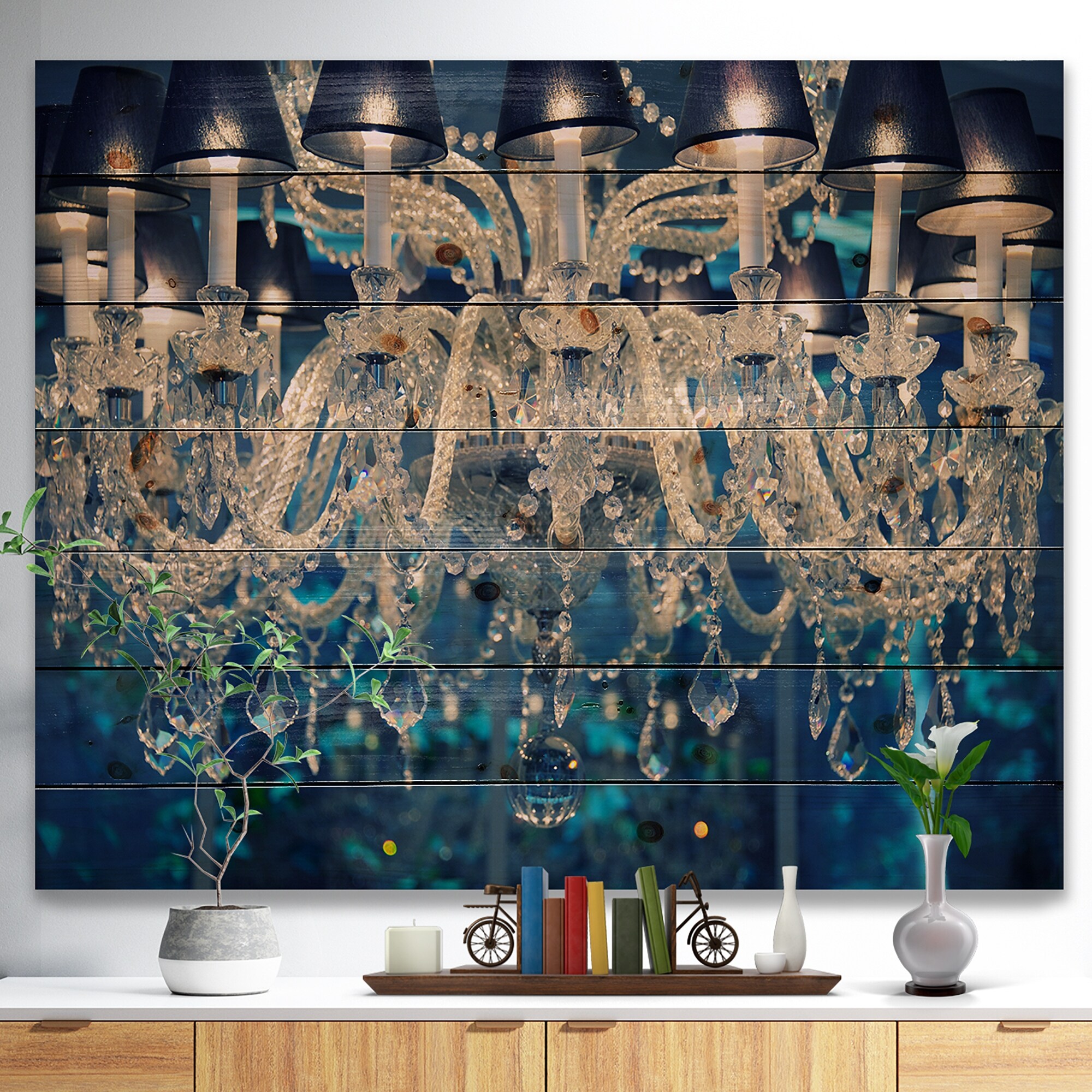 Natural crystal chandelier clearance
