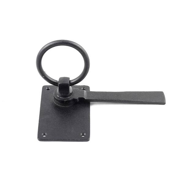 2 Black Iron Gate Latch Lock Colonial Style Fence Gate Latch On Sale Overstock 13303224