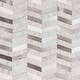 preview thumbnail 4 of 21, Swindon Handmade Herringbone Viscose & Hair-on-hide Area Rug
