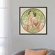 preview thumbnail 14 of 13, iCanvas "July, 1899 " by Alphonse Mucha Framed