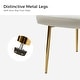 preview thumbnail 8 of 89, Aruna Accent Chair with Metal Legs 20''W X 19.5 ''D X 29''H by HULALA HOME