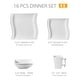 preview thumbnail 12 of 45, MALACASA Flora Wavy Modern Porcelain Dinnerware Set (Service for 6)
